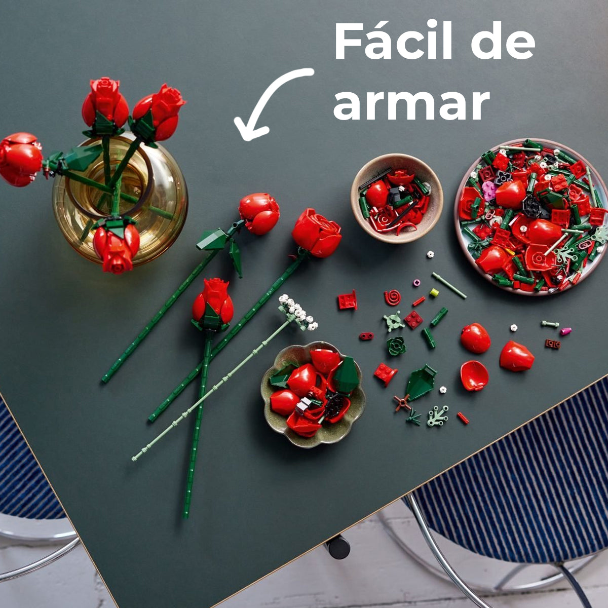 Rosas Infinitas para Armar